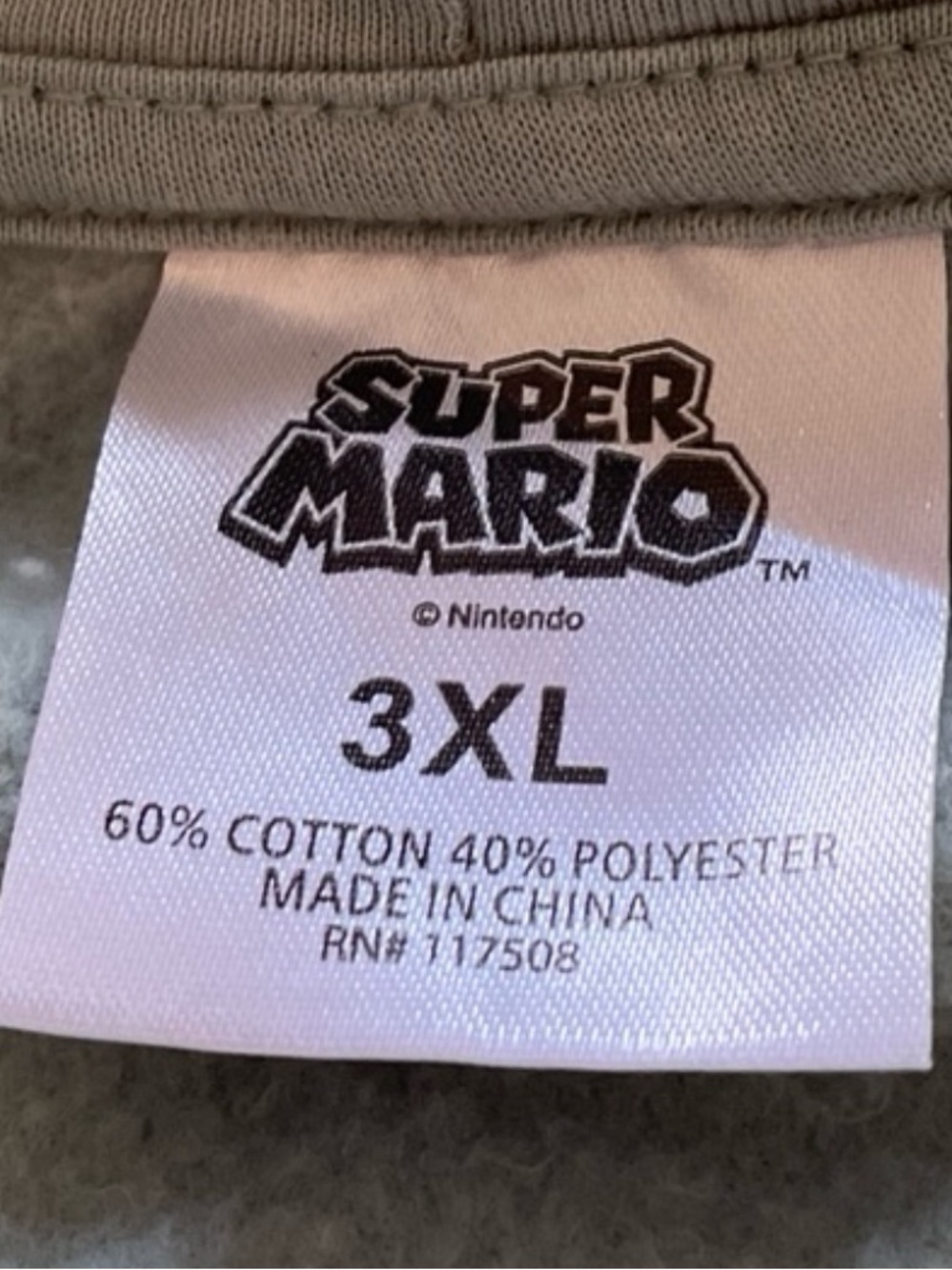 Men’s 3XL Super Mario Hoodie - Picture 8 of 8
